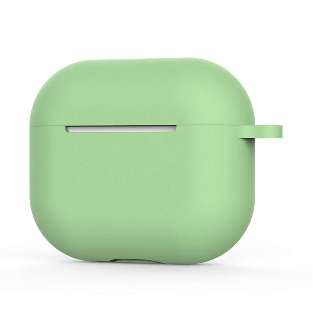 Techsuit Silicone Case for Apple AirPods 4, Light Green