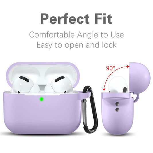 Coque Techsuit Silicone pour Apple AirPods Pro Series, Violet