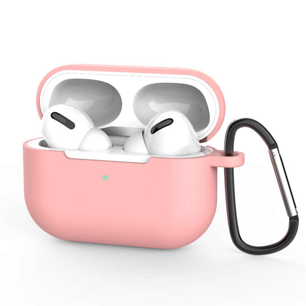Coque Techsuit Silicone pour Apple AirPods Pro 3, Rose Foncé