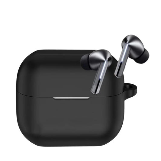 Coque Techsuit Silicone pour Samsung Galaxy Buds3 FE / Buds3 Pro / Buds3, Noire