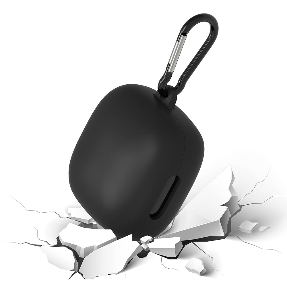 Housse Techsuit Silicone pour Apple AirPods Gen 1 / Gen 2, Noire