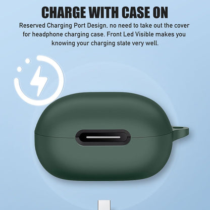 Housse Techsuit Silicone pour Apple AirPods Gen 1 / Gen 2, Noire