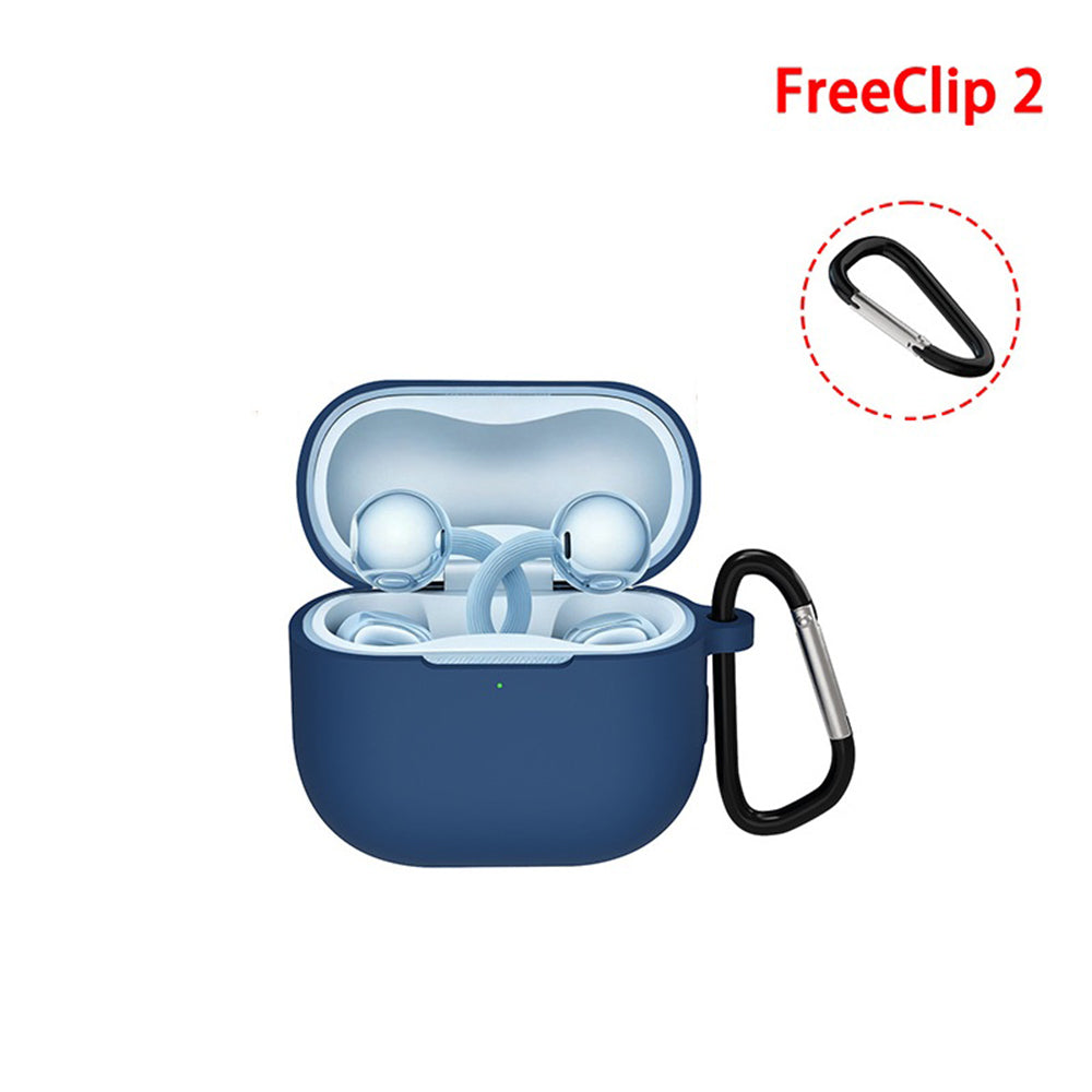 Housse Techsuit Silicone pour Huawei FreeClip 2, Noire