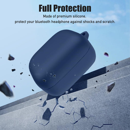 Étui Techsuit Silicone pour Samsung Galaxy Buds4 / Buds4 Pro, Bleu