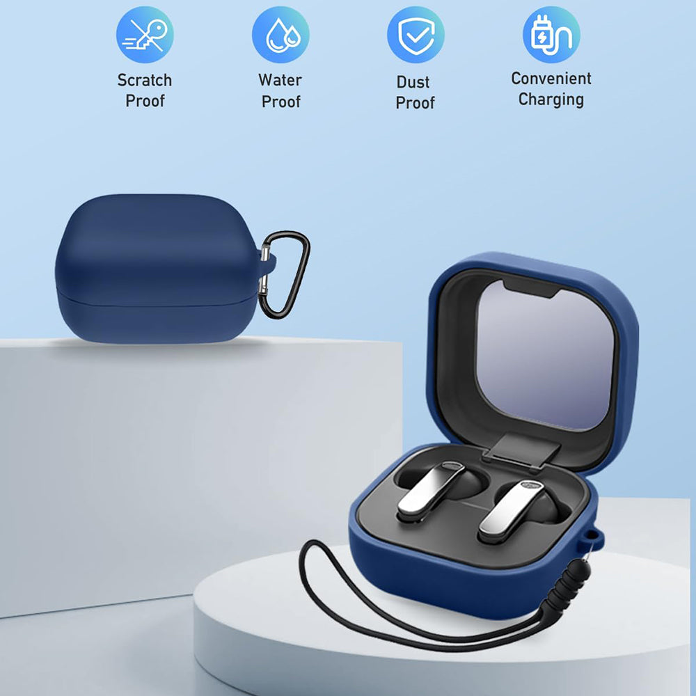 Housse Techsuit Silicone pour Samsung Galaxy Buds4 / Buds4 Pro, Gris