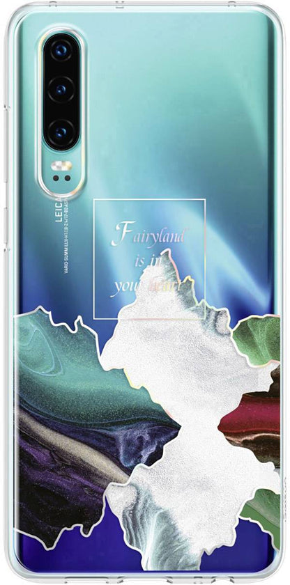 Etui pour Huawei P30, Glacial Fairyland, Transparent 51993010