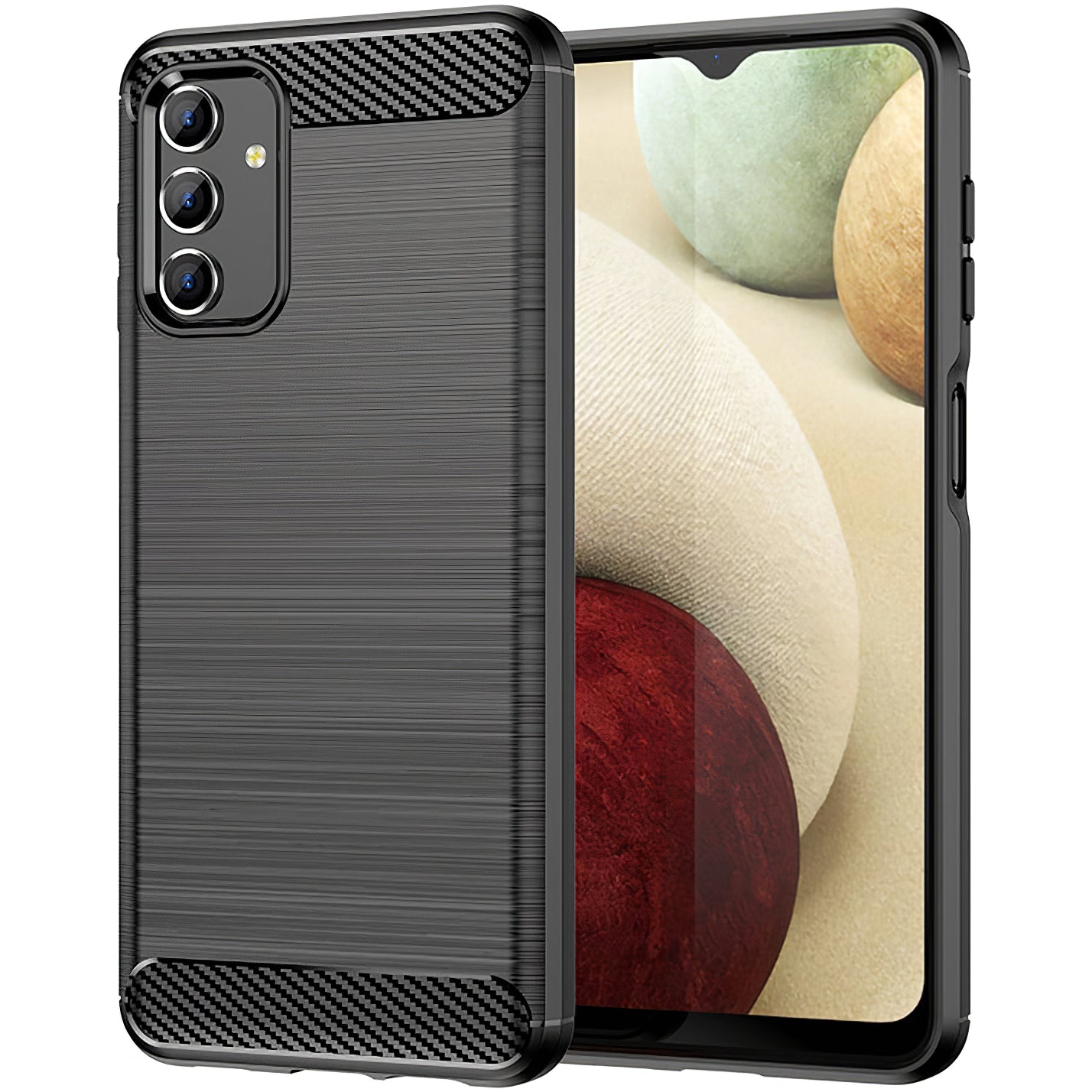 Coque pour Samsung Galaxy A04s A047 / A13 5G A136, OEM, Carbone, Noire