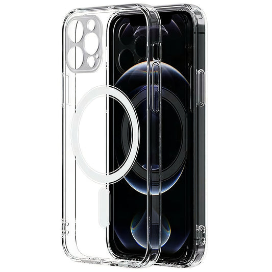 Coque MagSafe pour Apple iPhone 13 Pro, OEM, Antichoc Magnétique, Transparente