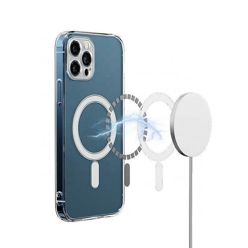 Coque MagSafe pour Apple iPhone 13, OEM, antichoc, transparente