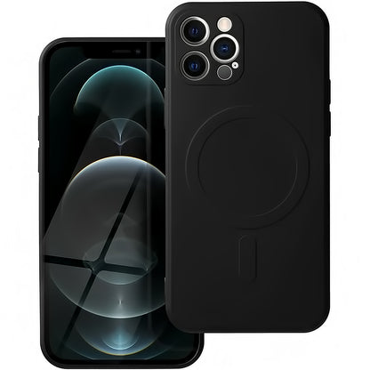 MagSafe Case for Apple iPhone 12 Pro, OEM, Silicone, Black