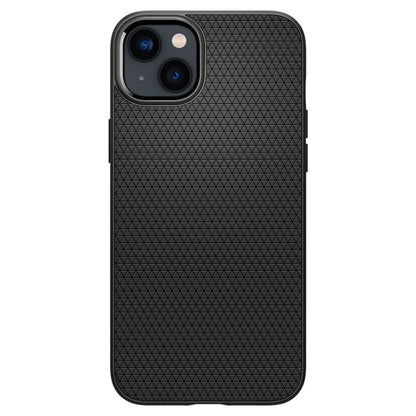 Coque pour Apple iPhone 14, Spigen, Liquid Air Matte, Noir