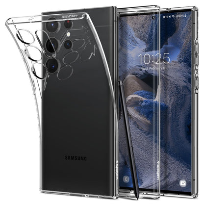 Coque pour Samsung Galaxy S23 Ultra S918, Spigen, Liquid Crystal, Transparent ACS05610