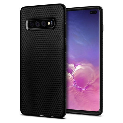 Étui pour Samsung Galaxy S10+ G975, Spigen, Liquid Air, noir 606CS25764