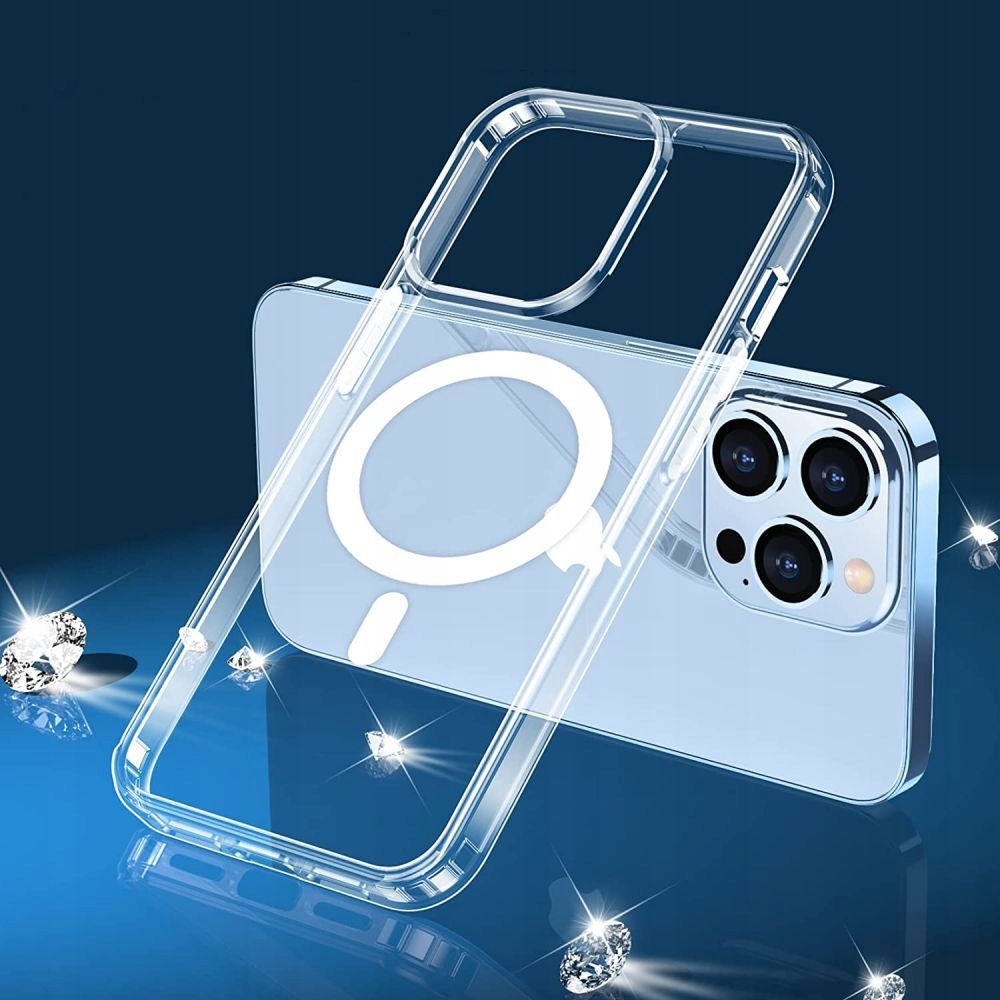 Coque MagSafe pour Apple iPhone 11, Tech-Protect, Magmat, Transparent