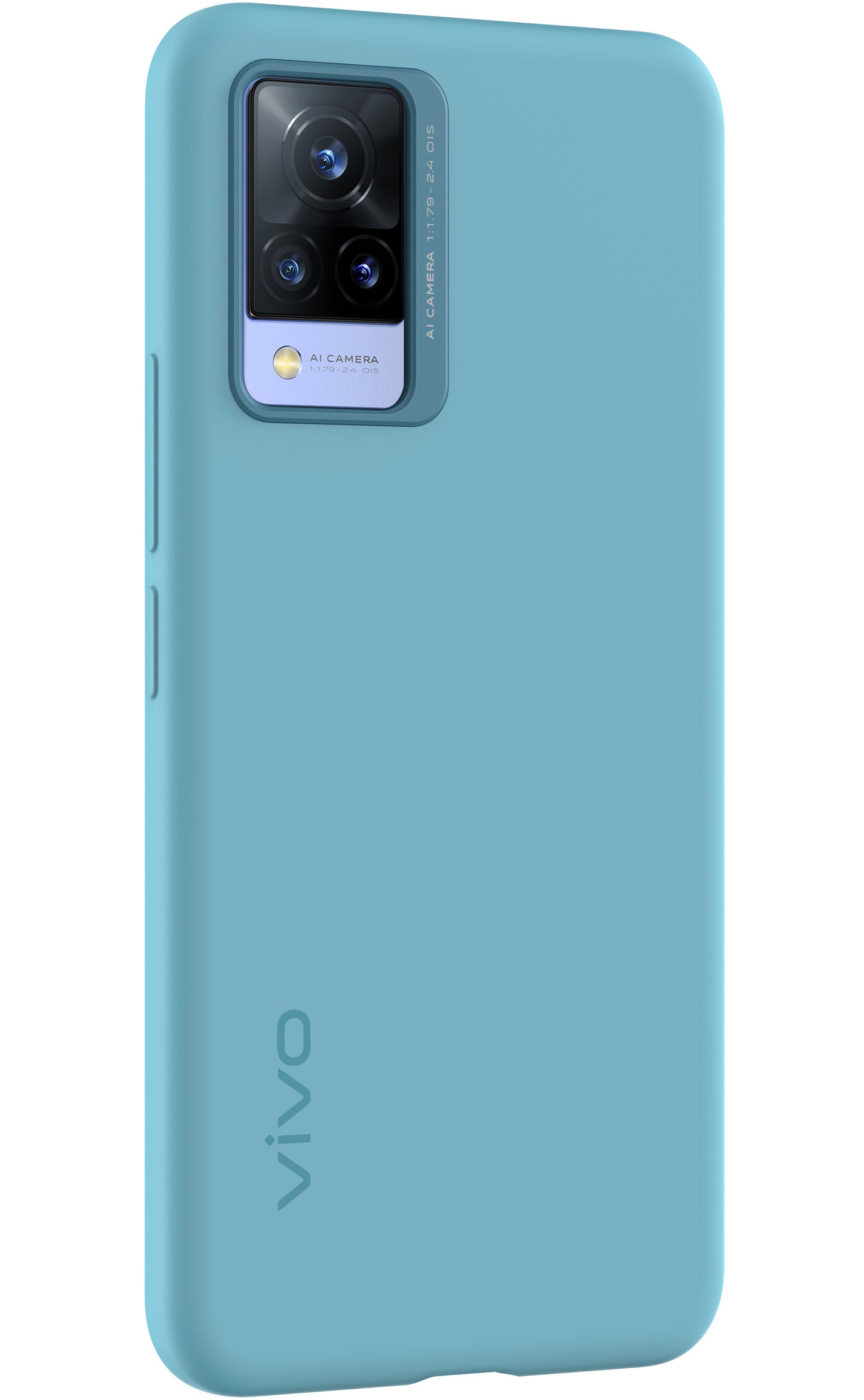 Etui pour vivo V21 5G, Housse en silicone, Bleu 6000173