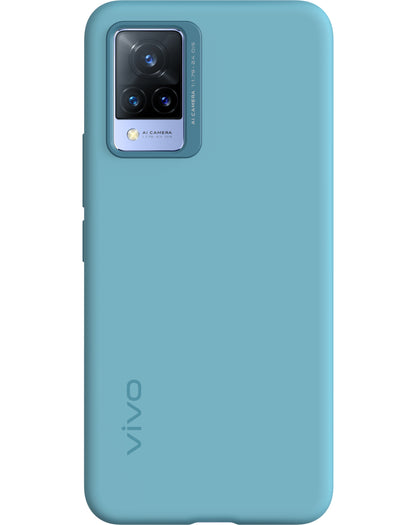 Etui pour vivo V21 5G, Housse en silicone, Bleu 6000173