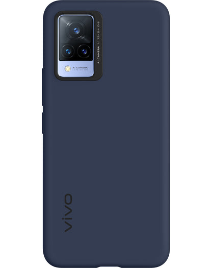 Housse pour vivo V21 5G, housse en silicone, bleu 6000172