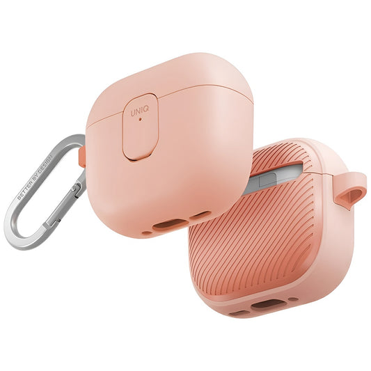 Étui UNIQ Clyde pour Apple AirPods 4, Corail
