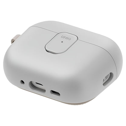 Coque UNIQ Clyde pour Apple AirPods Pro 3, Gris Beige