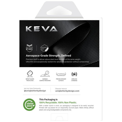 Étui UNIQ Keva Prime pour Apple AirPods Pro 3, Noir