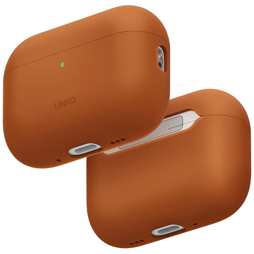 Coque UNIQ Lino pour Apple AirPods Pro 3, Orange