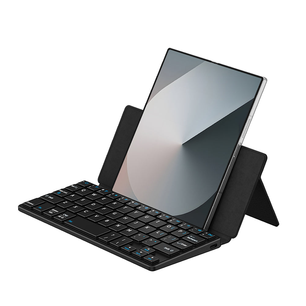 Housse Universelle avec Clavier Bluetooth pour Téléphone, DUX DUCIS, Noire