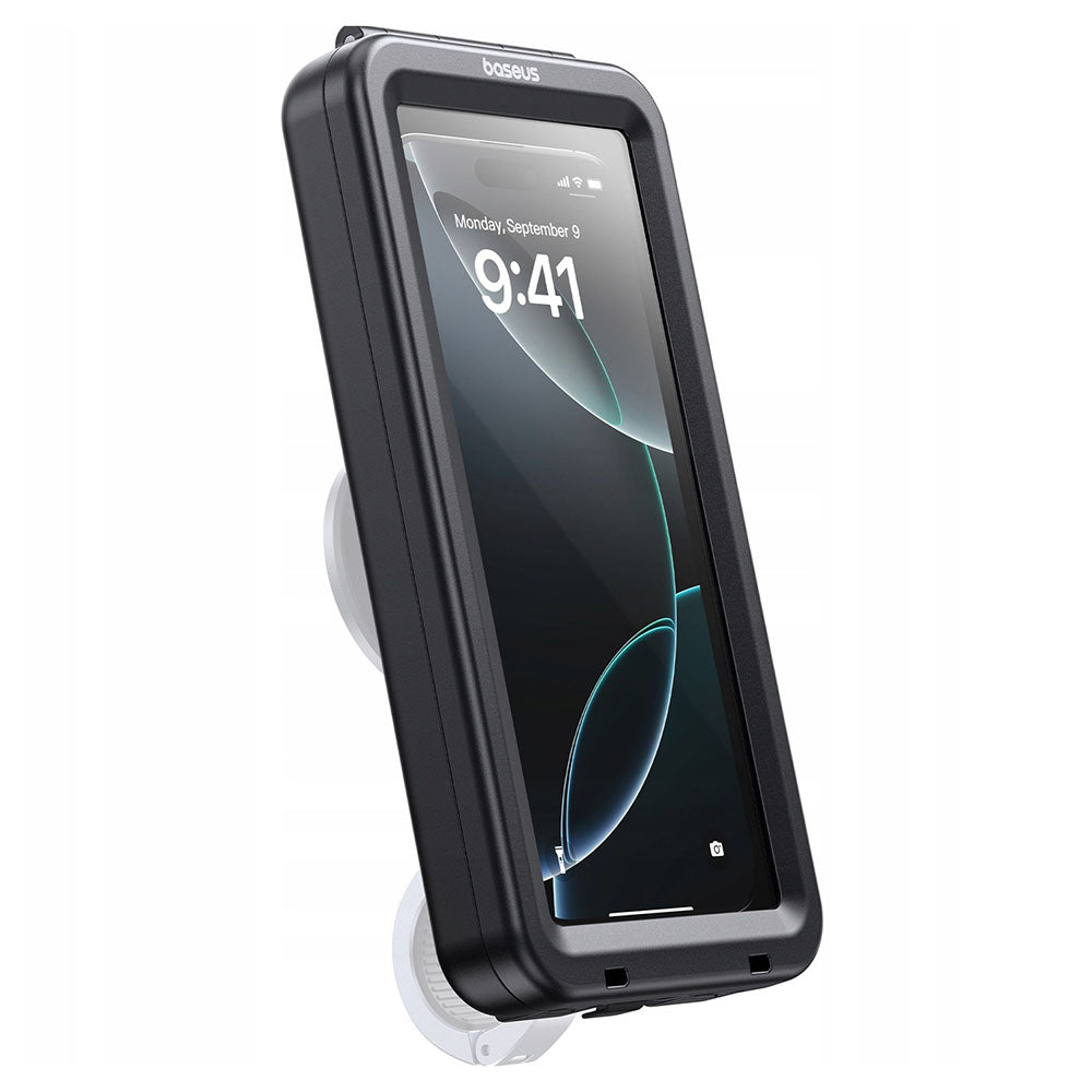 Housse Universelle Waterproof compatible avec Support Vélo Magnétique, Baseus, PrimeTrip VB1, Noire C0013D01