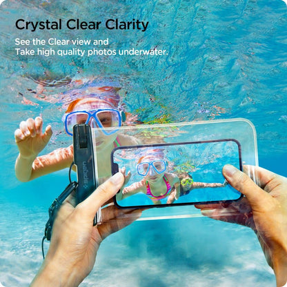 Universal Waterproof Case for Phone max. 3.5inch - 7inch, Spigen, A601, Set of 2 pieces, Transparent AMP03098