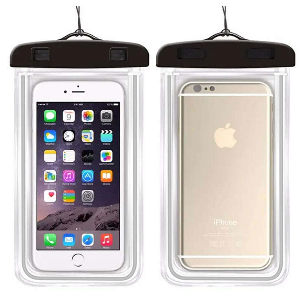 Housse Universelle Étanche pour Téléphone max. 6,5 pouces, Techsuit, Noire