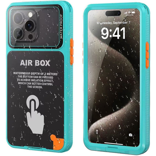 Coque Universelle Étanche pour Téléphone max. 6,7 pouces, ShellBox, AirBox, Bleue