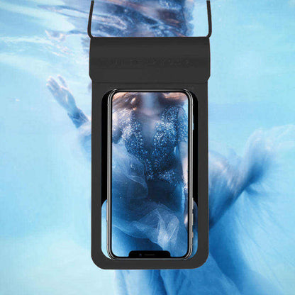 Coque Universelle Étanche pour Téléphone max. 6,8 pouces, Techsuit, TWC1, Argentée