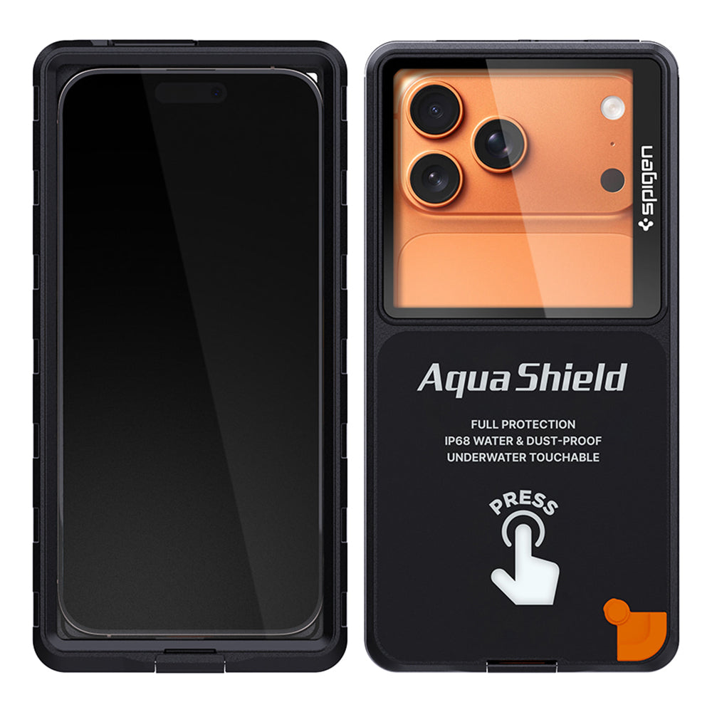 Coque Universelle Étanche Spigen, Aqua Shield A604, Noire ACS11675