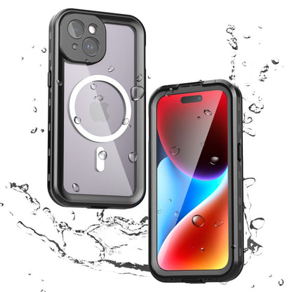 Coque Waterproof MagSafe pour Apple iPhone 15, ShellBox, Noire