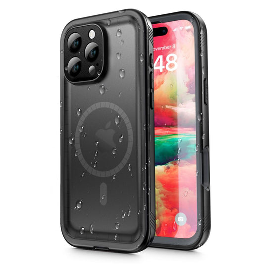 Coque étanche pour Apple iPhone 16 Pro Max, ShellBox, Noire