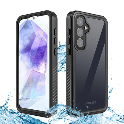 Coque étanche pour Samsung Galaxy A55 5G A556, ShellBox, Noire