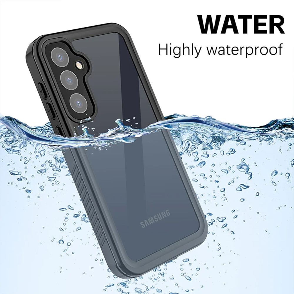 Coque étanche pour Samsung Galaxy A55 5G A556, ShellBox, Noire