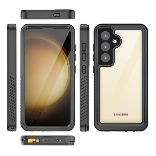 Coque Waterproof pour Samsung Galaxy S24+ S926, ShellBox, Noire