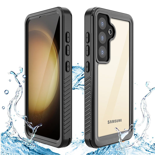 Coque Waterproof pour Samsung Galaxy S24+ S926, ShellBox, Noire
