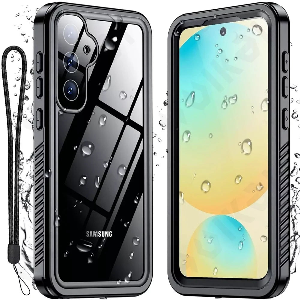 Coque étanche pour Samsung Galaxy S25+ S936, ShellBox, Noire