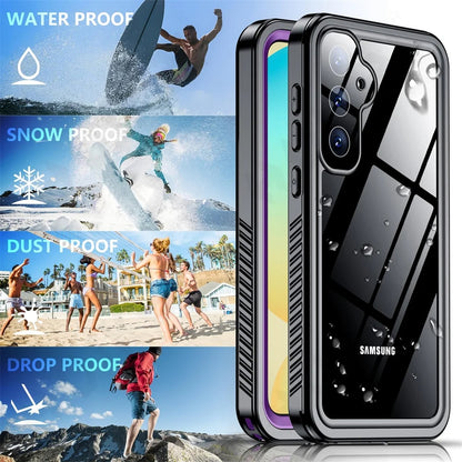 Coque étanche pour Samsung Galaxy S25+ S936, ShellBox, Noire