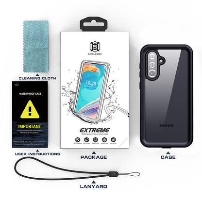 Coque étanche pour Samsung Galaxy S25+ S936, ShellBox, Noire