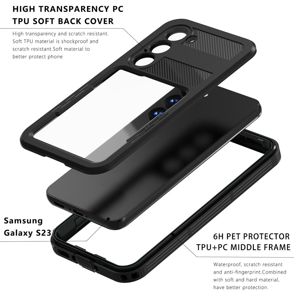 Coque étanche pour Samsung Galaxy S26, ShellBox, Noire