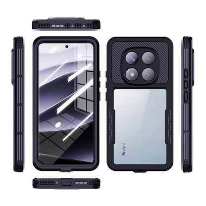 Coque étanche pour Xiaomi Poco X7 / Redmi Note 14 Pro 5G, ShellBox, Noire