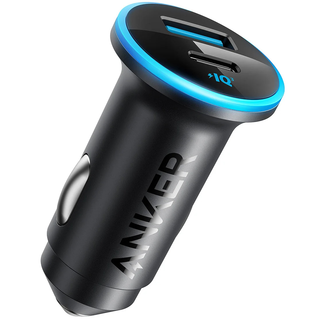 Chargeur Auto Anker 323, 52,5W, 3A, 1 x USB-A - 1 x USB-C, Noir, Reconditionné A2735G11