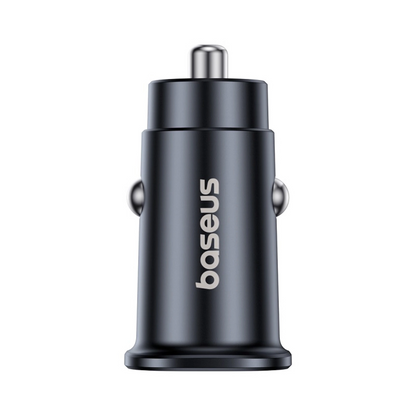 Chargeur de voiture Baseus GoTrip, 30W, 3A, 2 x USB-C, Noir