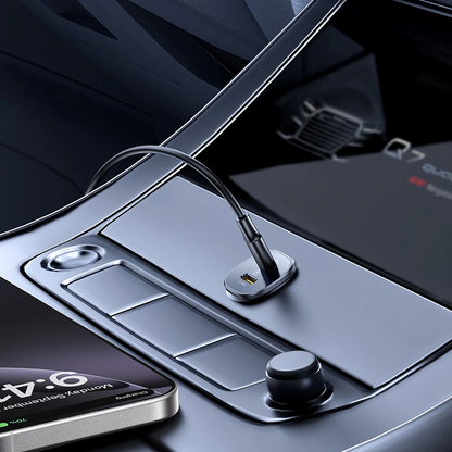 Chargeur de voiture Baseus GoTrip, 30W, 3A, 2 x USB-C, Noir