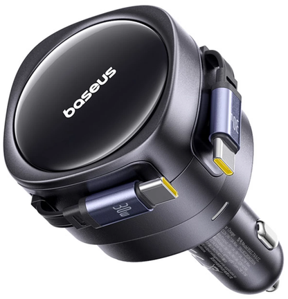 Baseus Enjoyment Max Car Charger with USB-C Cable, 60W, Black C00035507121-01