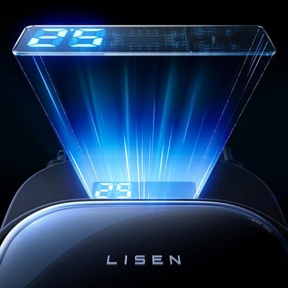 Chargeur de voiture avec câble USB-C / Lightning Lisen Display, 96W, 3A, 1 x USB-A - 1 x USB-C, Noir YL0224080017