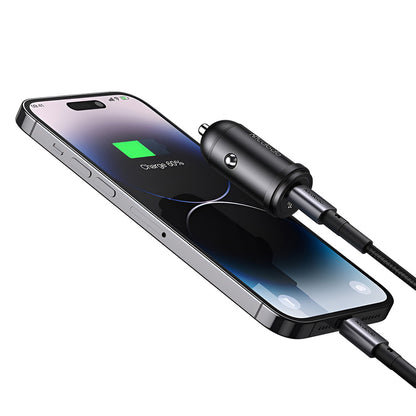 Chargeur Auto Avec Câble USB-C Mcdodo CC-7495, 45W, 3A, 1 x USB-C, Noir