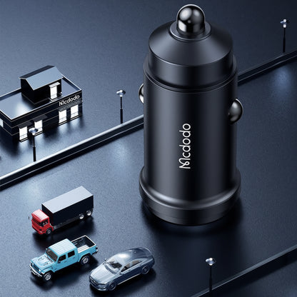 Chargeur Auto Avec Câble USB-C Mcdodo CC-7495, 45W, 3A, 1 x USB-C, Noir
